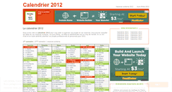 Desktop Screenshot of calendrier-2012.fr